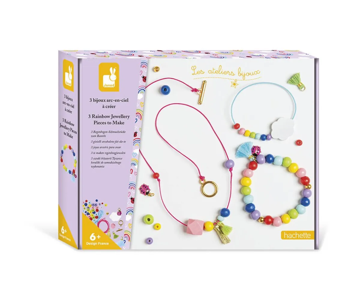 Juguetes Niños 6 Años^Janod 3 Joyas Arcoíris Para Crear