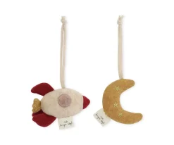 Juguetes Para Recién Nacidos^Konges Slojd 2 Juguetes de Actividades Moon/Rocket