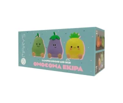 Iluminación^Mary's 3 Lámparas Nocturas LED RGB Frutas