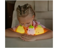 Iluminación^Mary's 3 Lámparas Nocturas LED RGB Frutas