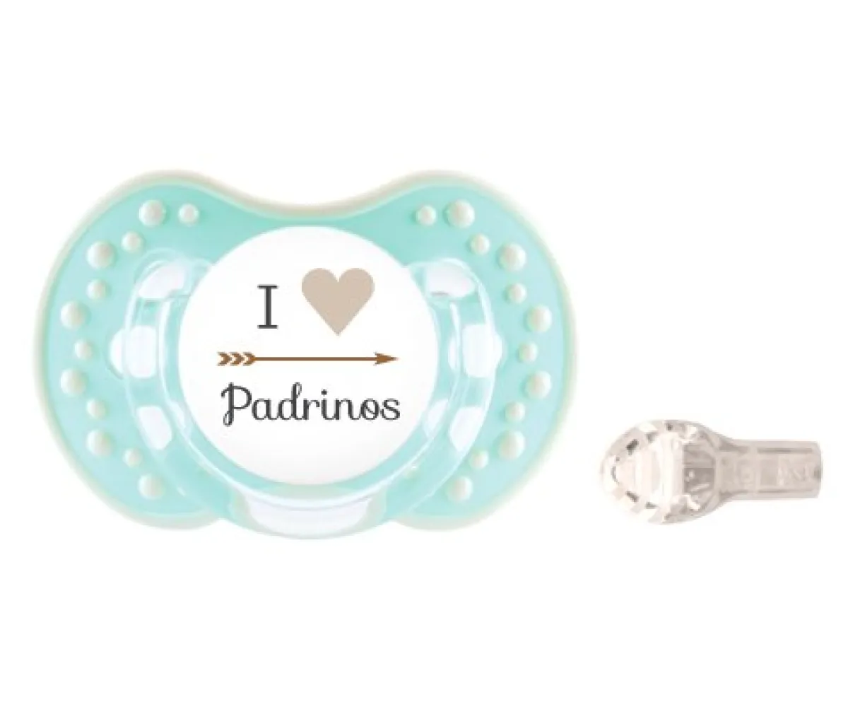 Chupetes Amor^LOVI 1 I Corazón Padrinos Verde