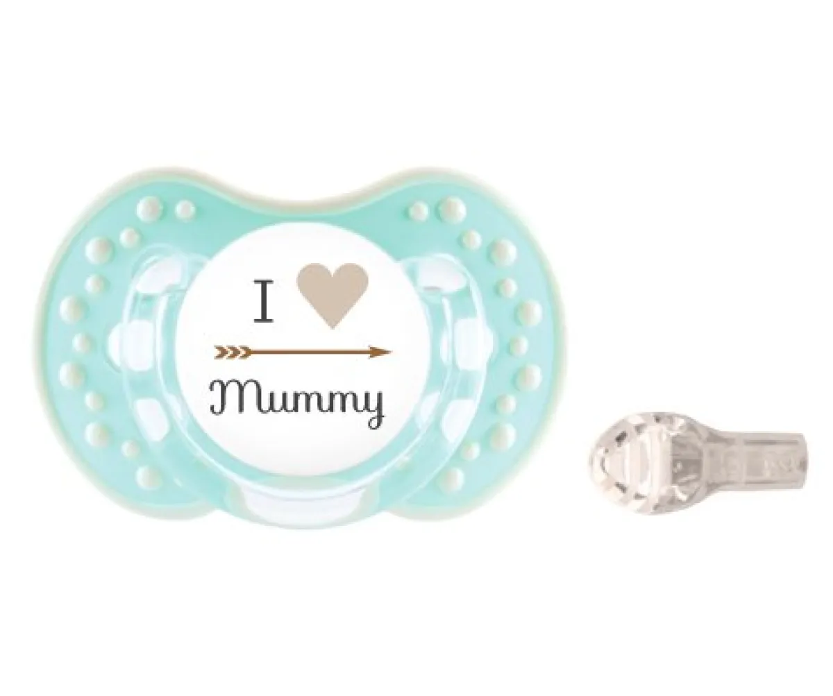 Chupetes Día De La Madre^LOVI 1 I Heart Mummy Green