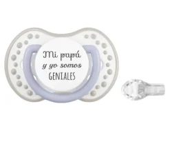 Chupetes Día Del Padre^Chupetes Frases 1 Lovi Mi Papá y Yo Azul