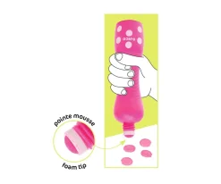 Manualidades Para Niños^Djeco 4 Marcadores Puntos Grandes Neón