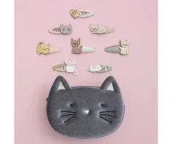 Accesorios De Pelo^Mimi & Lula 5 Mini Clips Clic Clasc Cat & Mouse