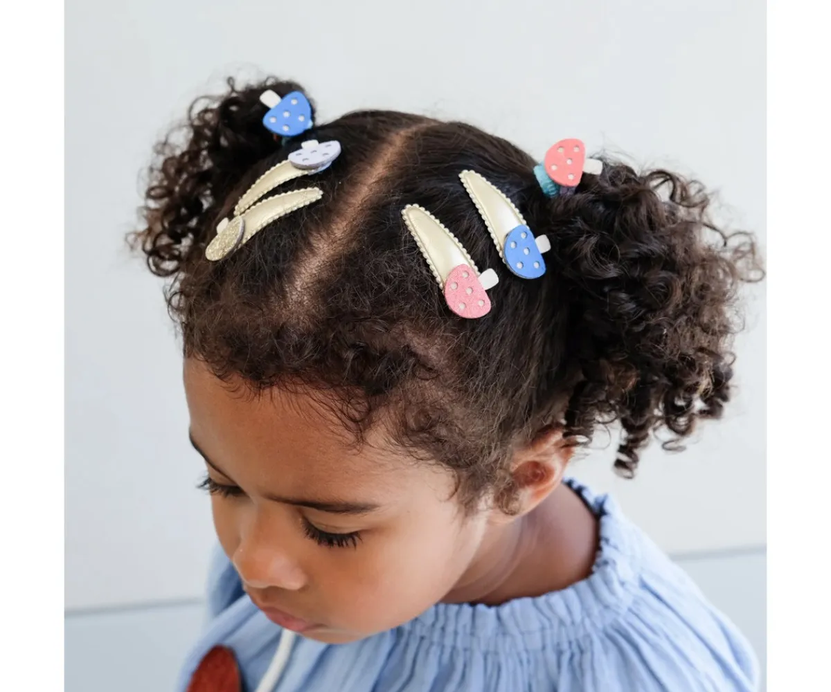 Accesorios De Pelo^Mimi & Lula 5 Mini Clips Toadstool Mabel
