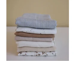 Muselinas Bebé^Cam Cam 2 Muselinas Rayas Clásicas Azul