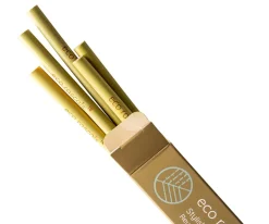 Utensilios De Cocina Para Niños^Ecorascals 5 Pajitas de Bambú