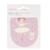 Colecciones Vuelta Al Cole^Tutete 2 Parches Termoadhesivos para Ropa Ballet