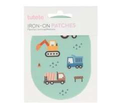Colecciones Vuelta Al Cole^Tutete 2 Parches Termoadhesivos para Ropa Trucks