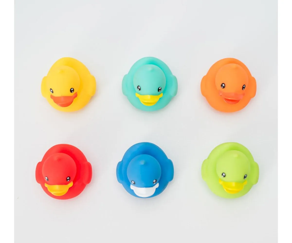 Juguetes De Baño^Olmitos 6 Patitos de Goma para Baño