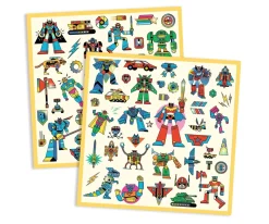 Discount 160 Pegatinas Metalizadas Robots Niños Manualidades Para Niños|Juguetes Niños 4 Años