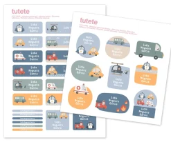 29 Pegatinas para Objetos City Cars Etiquetas Personalizadas|Colecciones Vuelta Al Cole