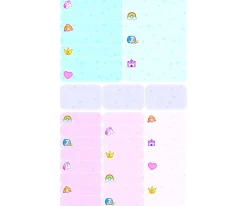 Etiquetas Personalizadas^Etikids 40 Pegatinas para Objetos "Escribe tu Texto" Fantasía