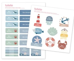 Best 29 Pegatinas para Objetos Ocean Colecciones Vuelta Al Cole|Etiquetas Personalizadas