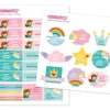 Etiquetas Personalizadas^Tutete 30 Pegatinas para Objetos Princesa