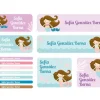 Etiquetas Personalizadas^Tutete 30 Pegatinas para Objetos Sirena