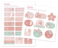 Sale 29 Pegatinas para Objetos Sweet Deer Colecciones Vuelta Al Cole|Etiquetas Personalizadas