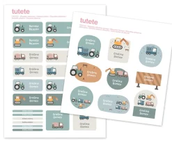 Best 29 Pegatinas para Objetos Trucks Etiquetas Personalizadas|Colecciones Vuelta Al Cole