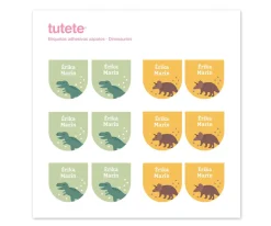 12 Pegatinas Zapatos Dinosaurios Colecciones Vuelta Al Cole|Etiquetas Personalizadas