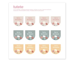 New 12 Pegatinas Zapatos Little Garden Etiquetas Personalizadas|Colecciones Vuelta Al Cole