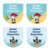 Etiquetas Personalizadas^Tutete 12 Pegatinas Zapatos Pirata