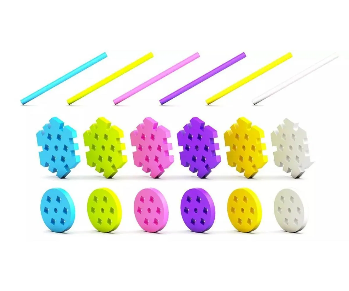 Clearance 60 Piezas Basic Constructor Pastel Niños Juguetes Niños 4 Años|Juguetes Niños 3 Años