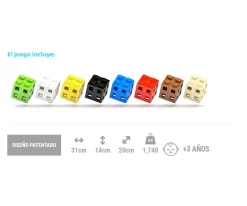 Outlet 300 Piezas de Construcción CUBE EDU Niños Juguetes Niños 4 Años|Juguetes Niños 5 Años