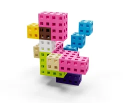 100 Piezas de Construcción Classic CUBE Pink Niños Juguetes Niños 4 Años|Juguetes Niños 3 Años