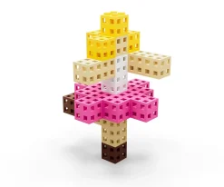 100 Piezas de Construcción Classic CUBE Pink Niños Juguetes Niños 4 Años|Juguetes Niños 3 Años