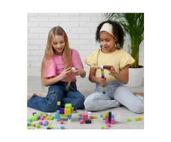 100 Piezas de Construcción Classic CUBE Pink Niños Juguetes Niños 4 Años|Juguetes Niños 3 Años