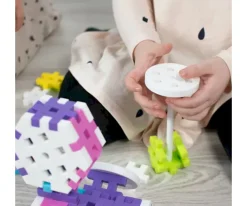 Hot 60 Piezas Maxi Constructor Pink Niños Juguetes Niños 3 Años|Juguetes Para Niños De 18 Meses