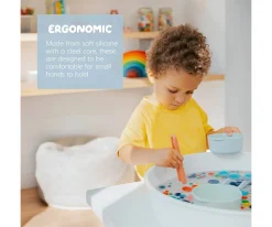 Online 3 Pinzas Silicona Coral Niños Juguetes Niños 4 Años|Juguetes Niños 5 Años