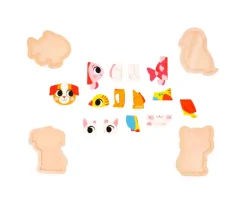 Sale 4 Puzzles Evolutivos Animales de Compañía Niños Juguetes Para Niños De 18 Meses|Juguetes Más Recomendados