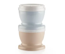 Fiambreras Infantiles^Thermobaby 2 Recipientes de Comida + Cuchara Azul