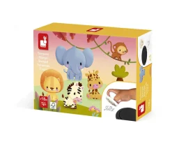 Clearance 5 Sellos Estampa Savannah Niños Manualidades Para Niños|Juguetes Niños 3 Años