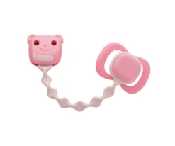 Chupeteros^b.box 2 Sujetachupetes de Silicona Blush Vainilla