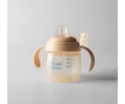 2 Tazas Aprendizaje Transition Spout Verde Pastel/Naranja Pastel 150ml Niños Vasos Para Bebés Y Niños|Vasos Antiderrame