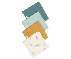 Muselinas Bebé^Fabelab 4 Trapitos Muselina Under the Sea