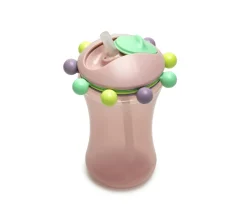Vasos Para Bebés Y Niños^Melii Abacus Sippy Vaso con Pajita Pink