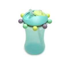 Vasos Para Bebés Y Niños^Melii Abacus Sippy Vaso con Pajita Blue