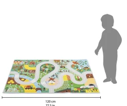 Discount Alfombra con Circuito Campiña Cross Roads Alfombras Infantiles|Juguetes Para Niños De Un Año