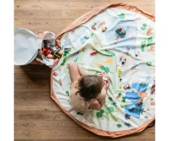 Organizadores De Juguetes^Play & Go Alfombra de Juegos + Cesta de Almacenaje Soo Zoo