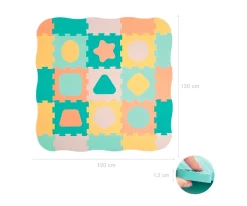 New Alfombra de Juegos Figuras Geométricas Niños Juguetes Bebé 6 Meses|Juguetes Para Recién Nacidos