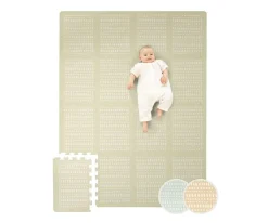 Discount Alfombra de Juegos Puzle XL Beige Alfombras Infantiles|Juguetes Para Recién Nacidos