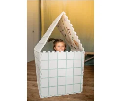 New Alfombra de Juegos Tiloo Puzzle Hopscotch Niños Organizadores De Juguetes|Manta Actividades Bebé