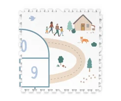 New Alfombra de Juegos Tiloo Puzzle Hopscotch Niños Organizadores De Juguetes|Manta Actividades Bebé