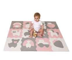 Best Alfombra Puzle Granja 120 x 90 cm Niños Juguetes Para Recién Nacidos|Manta Actividades Bebé