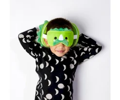 Outlet Almohada de Viaje con Antifaz Relaxeazzz Dinosaurio Cojines Infantiles|Accesorios De Viaje