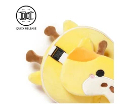 Online Almohada de Viaje con Antifaz Relaxeazzz Jirafa Niños Accesorios De Viaje|Cojines Infantiles